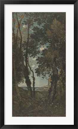 Framed Cliffs (Les Falaises), 1882 Print