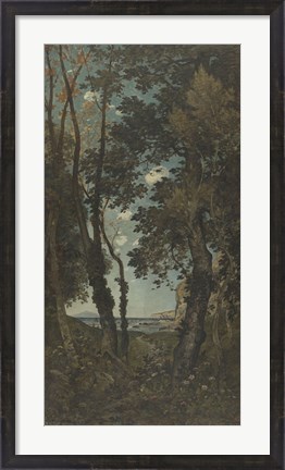 Framed Cliffs (Les Falaises), 1882 Print