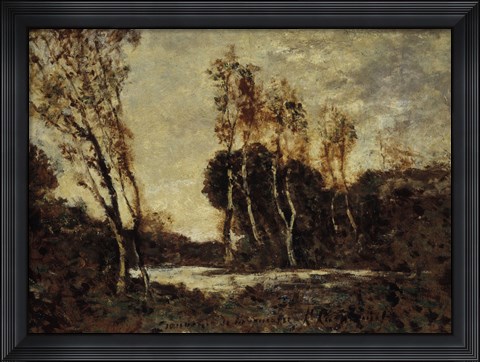 Framed Autumn Landscape Print