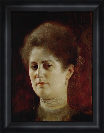 Framed Portrait of a Lady (Perhaps Mrs.  Heymann) Print