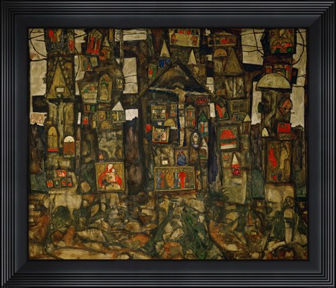 Framed Waldandacht (Shrines In The Wood), 1915 Print