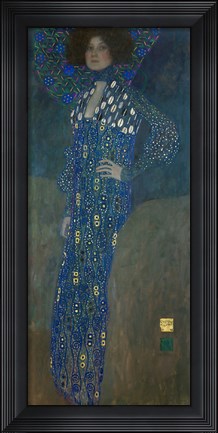 Framed Miss Emilie Floege, 1902 Print