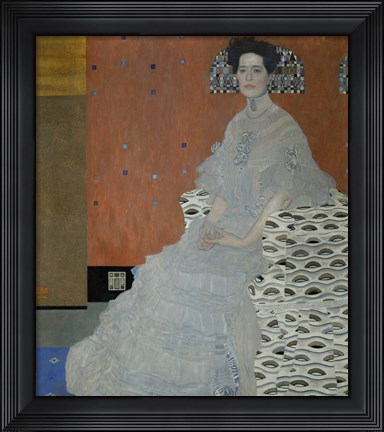 Framed Mrs.  Fritza Riedler, 1906 Print
