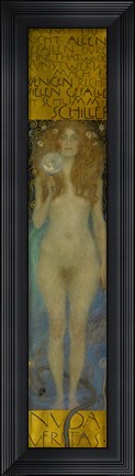 Framed Nuda Veritas, 1899 Print