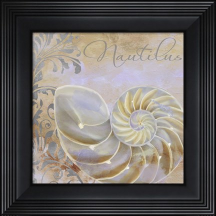 Framed Painted Sea III Print