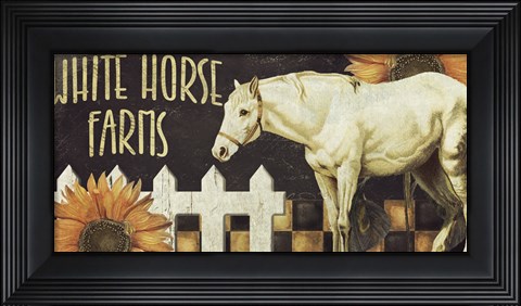 Framed Horse Print