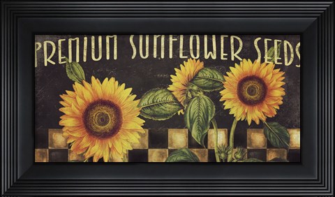 Framed Sunflowers Print