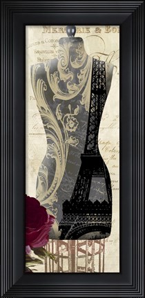 Framed Paris Seamstress II Print