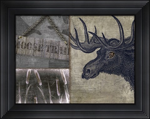 Framed Moose Print