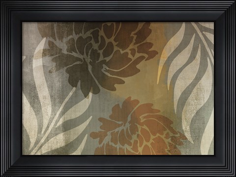 Framed Garden Waltz I Print