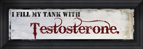 Framed Testosterone Print
