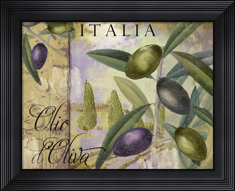 Framed Toscana I Print