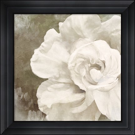 Framed Petals Impasto II Print