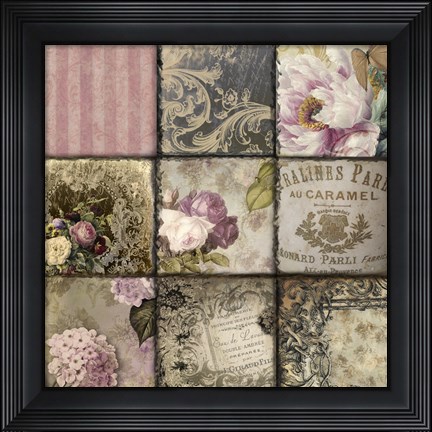 Framed Viva La Paris I Print