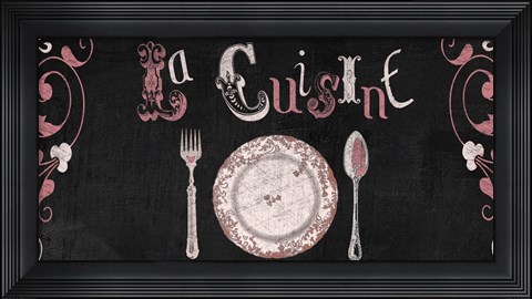 Framed French Sign I Print