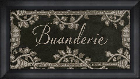 Framed Signes Francais VI Print