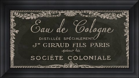 Framed Signes Francais VIII Print