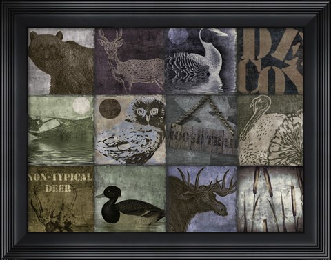 Framed Hunting Season V Print