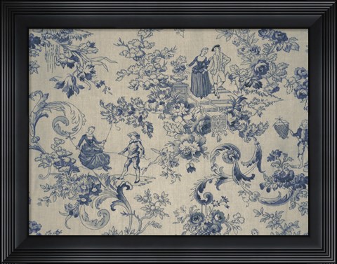 Framed Toile Fabrics I Print