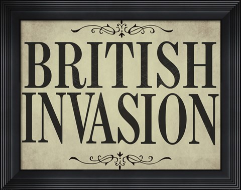 Framed British Invasion Print