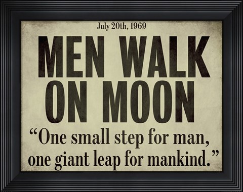 Framed Moonwalk Print