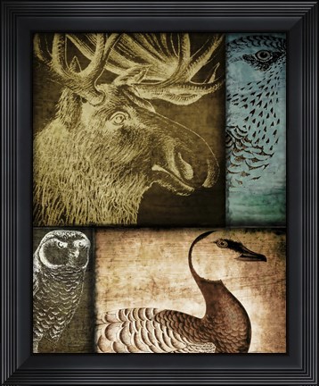 Framed Hunting Season III Print