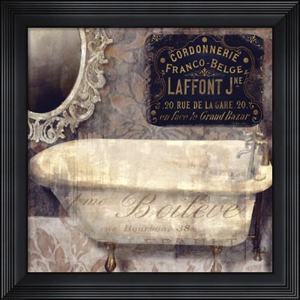 Framed Le Bain Paris I Print