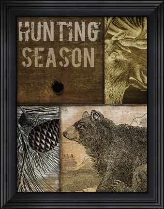 Framed Hunting Season IV Print