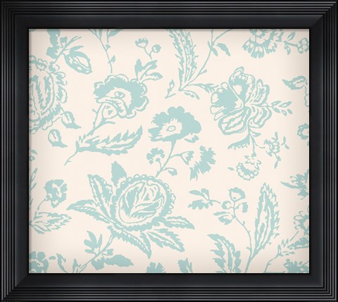 Framed Toile Fabrics XI Print