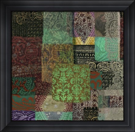 Framed Afrikan Batik III Print