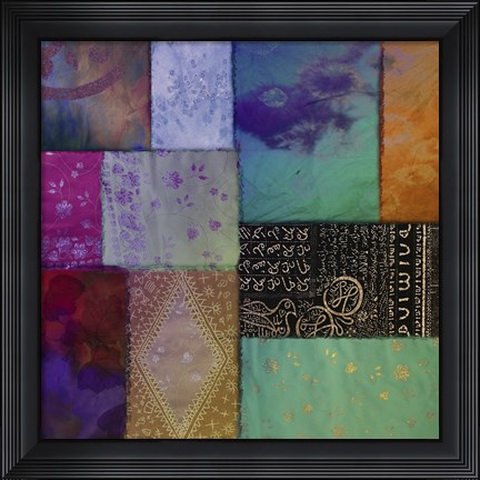 Framed Afrikan Batik I Print