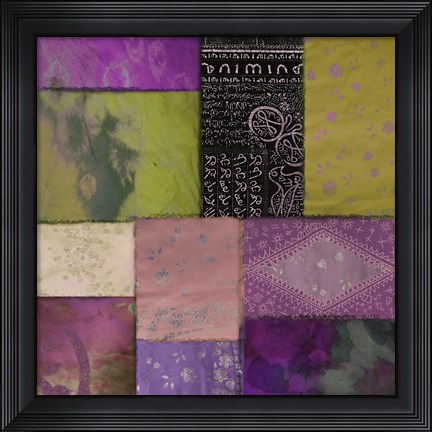 Framed Afrikan Batik II Print