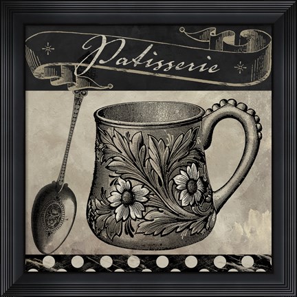 Framed Bistro Parisienne III Print