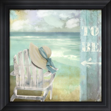 Framed By the Sea I Print