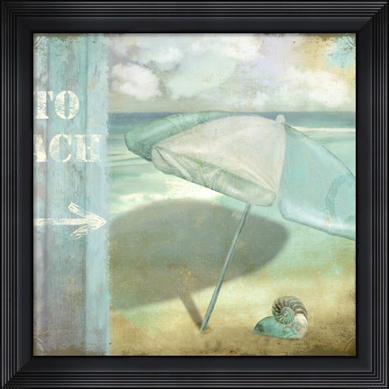 Framed By the Sea II Print