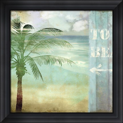 Framed By the Sea III Print