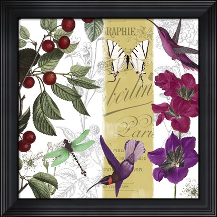 Framed Cherry Picked II Print