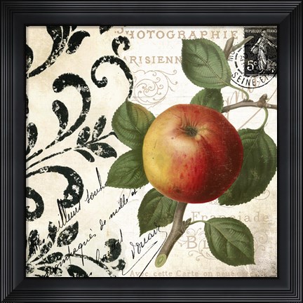 Framed Les Fruits Jardin IV Print