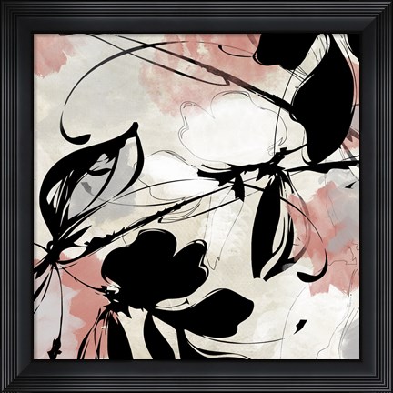 Framed Manifesto with Coral Print