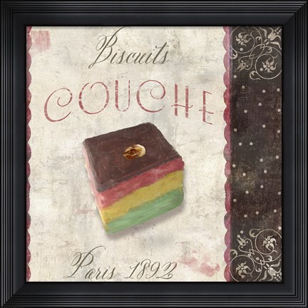 Framed Patisserie XIV Print