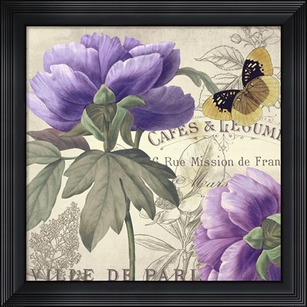 Framed Petals of Paris IV Print