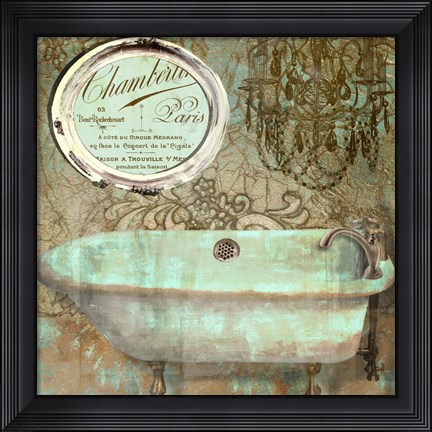 Framed Salle de Bain IV Print