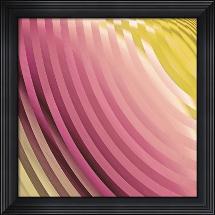 Framed Satin V Print