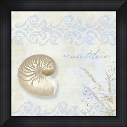 Framed She Sells Seashells I Print