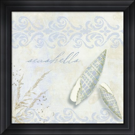 Framed She Sells Seashells II Print