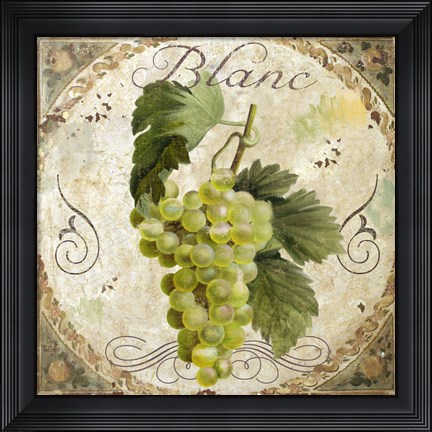 Framed Tuscany Table Blanc Print