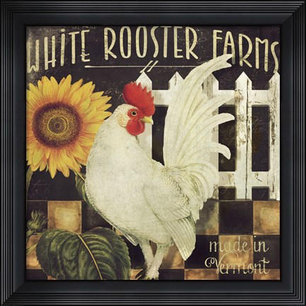 Framed Vermont Farms I Print