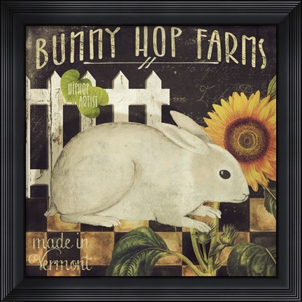 Framed Vermont Farms III Print