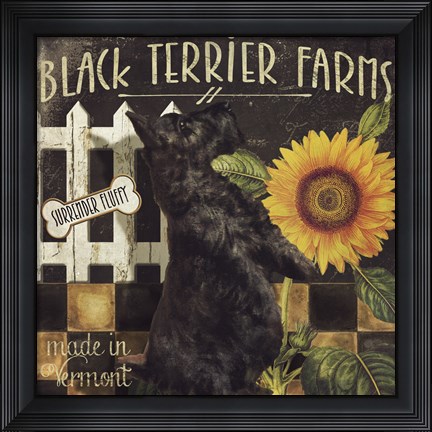 Framed Vermont Farms V Print