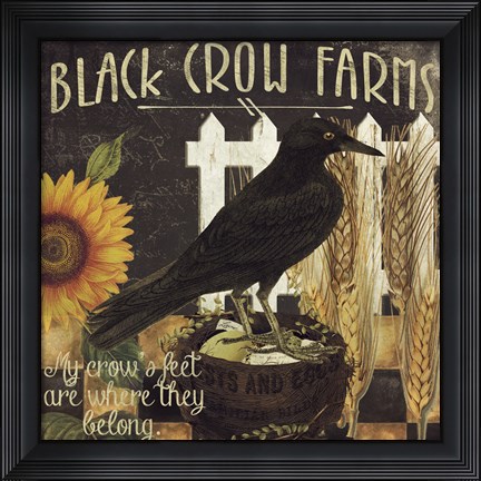 Framed Vermont Farms X Print